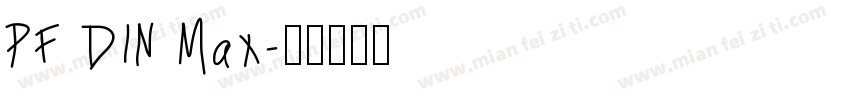 PF DIN Max字体转换